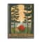 Stupell Industries Born to Roam Phrase Rustic Forest Camping Tent Framed Wall Art